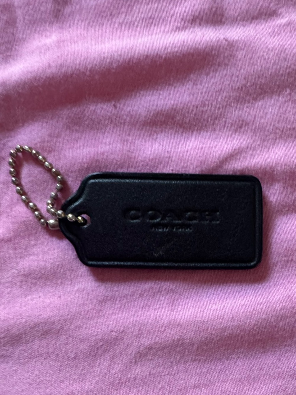 Coach Bag Tag